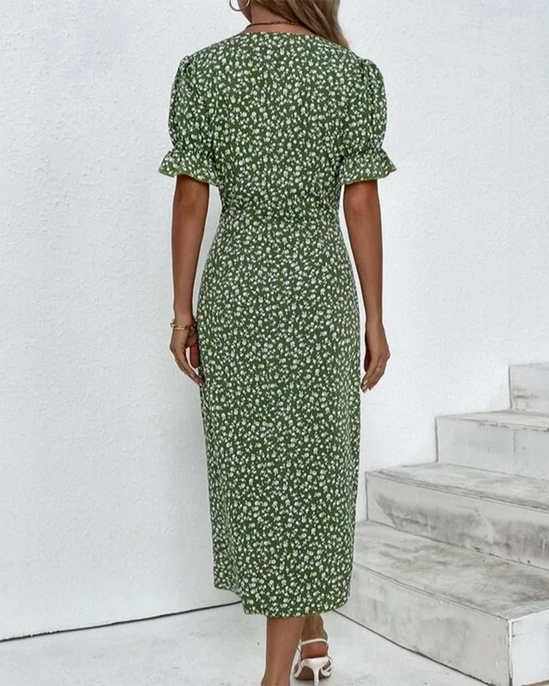 Tilda - Robe Boutonnée Raffinée