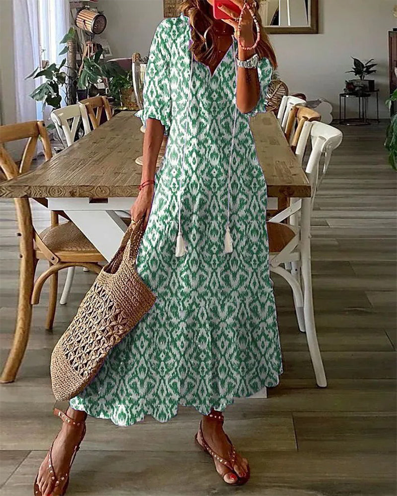 Lucie - Robe longue bohème
