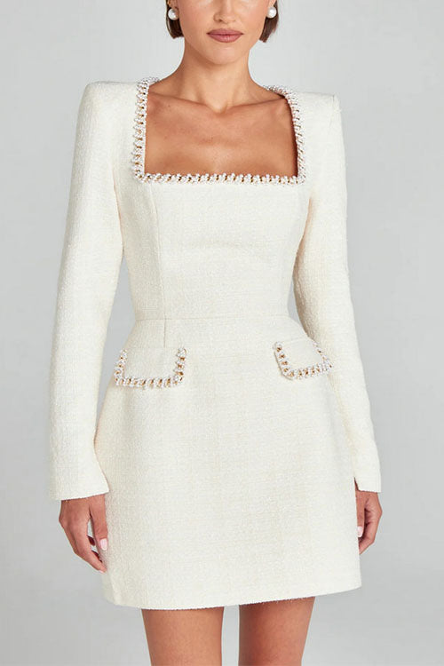 Sophie - Robe longue à encolure en U