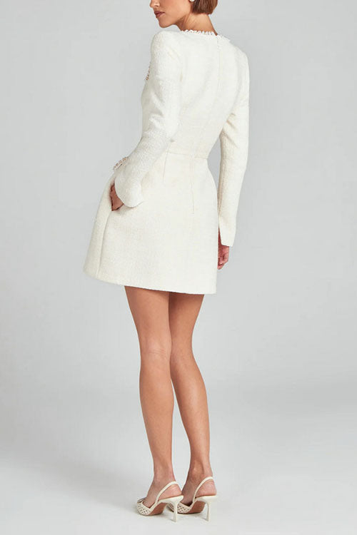 Sophie - Robe longue à encolure en U