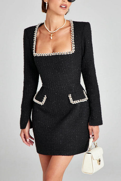 Sophie - Robe longue à encolure en U