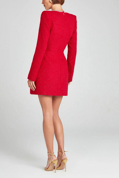 Sophie - Robe longue à encolure en U