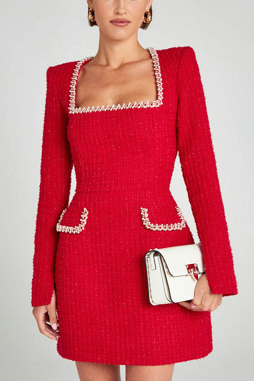 Sophie - Robe longue à encolure en U