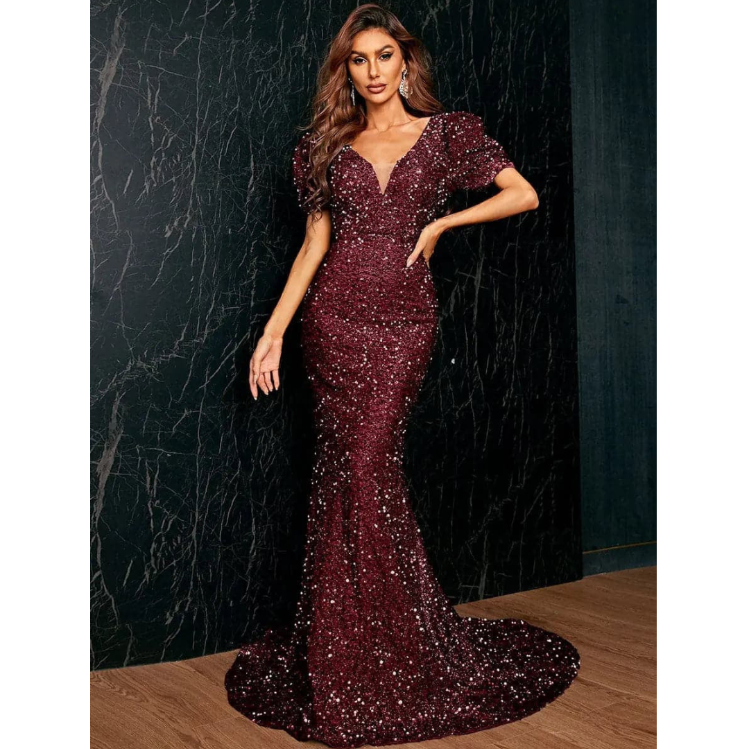 Cléandre - Robe Longue À Paillettes