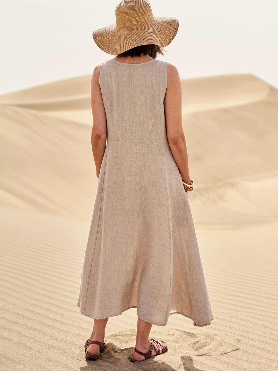 Murielle - Robe En Coton Avec Poches