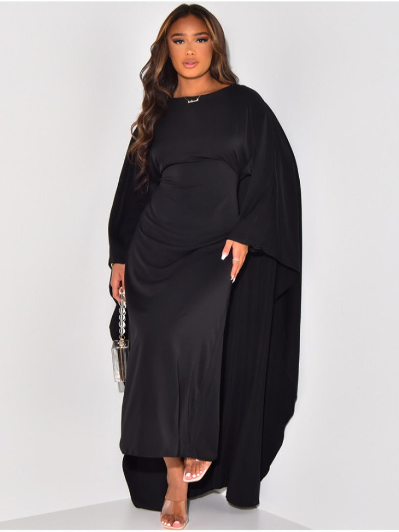 Alice - Robe Élégante À Manches Chauve-Souris