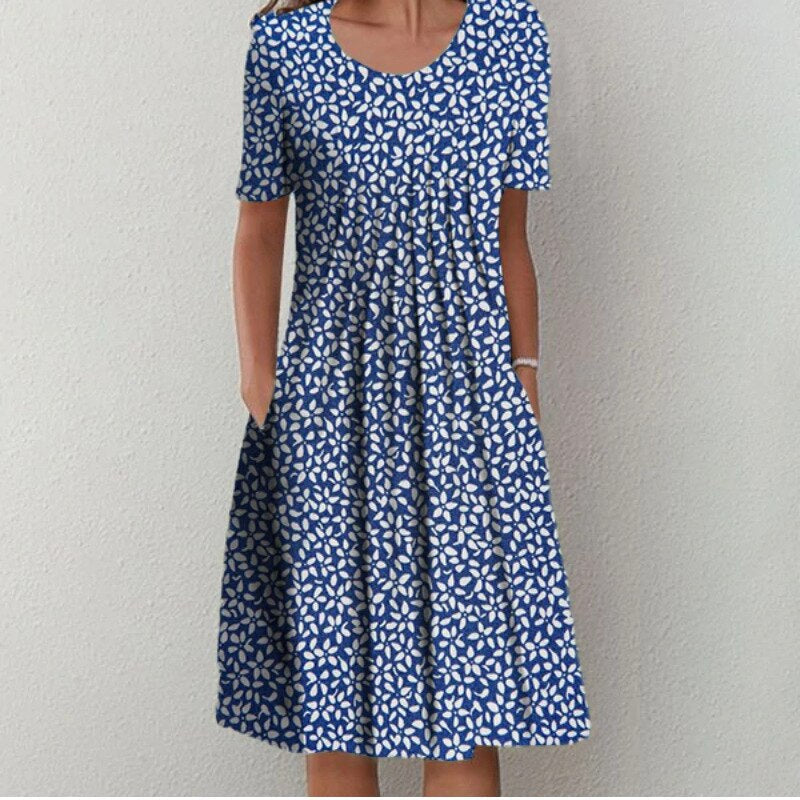 Flavie - Robe Élégante Et Chic