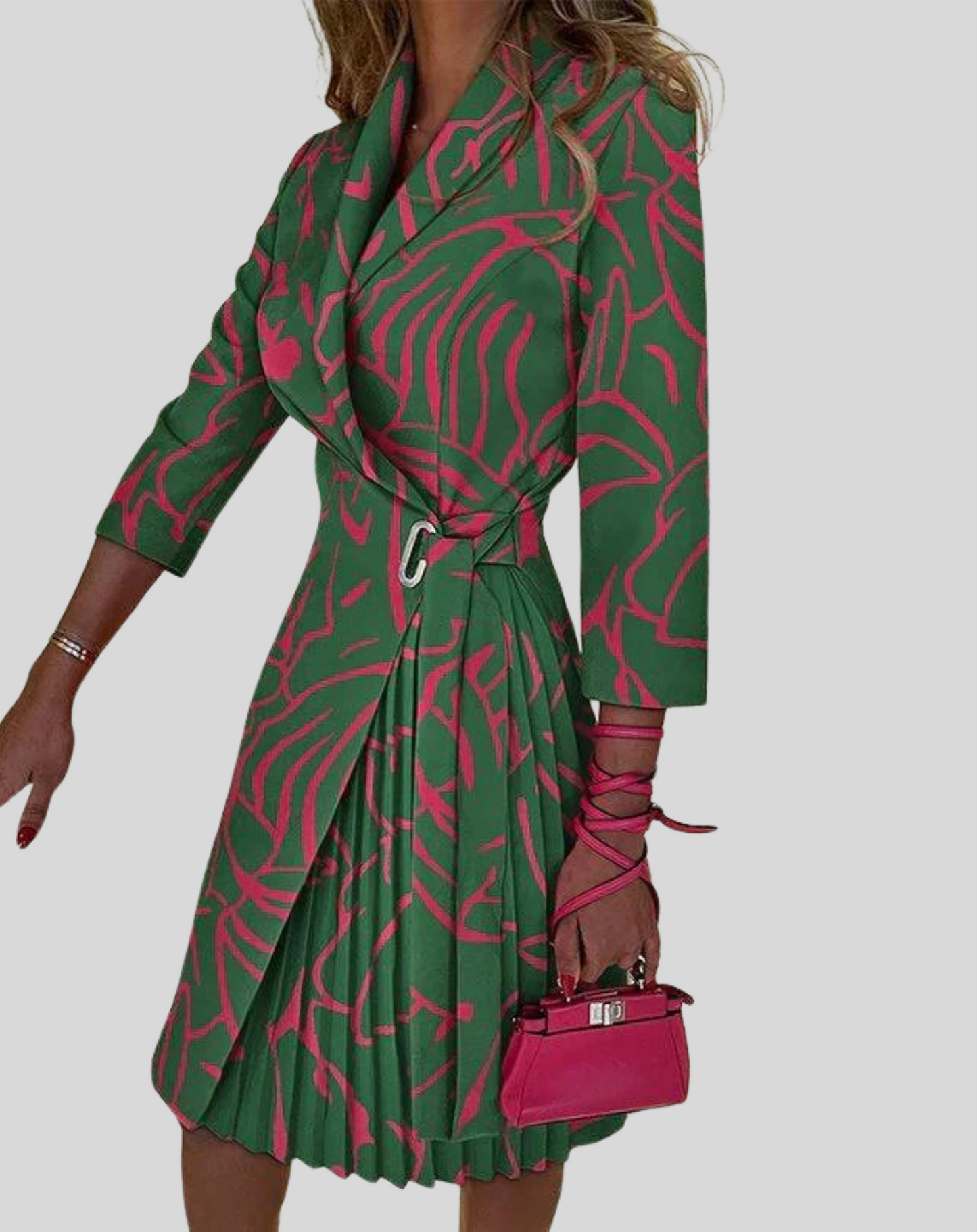 Aurélie - Robe Blazer Élégante - Longueur Au Genou Et Style
