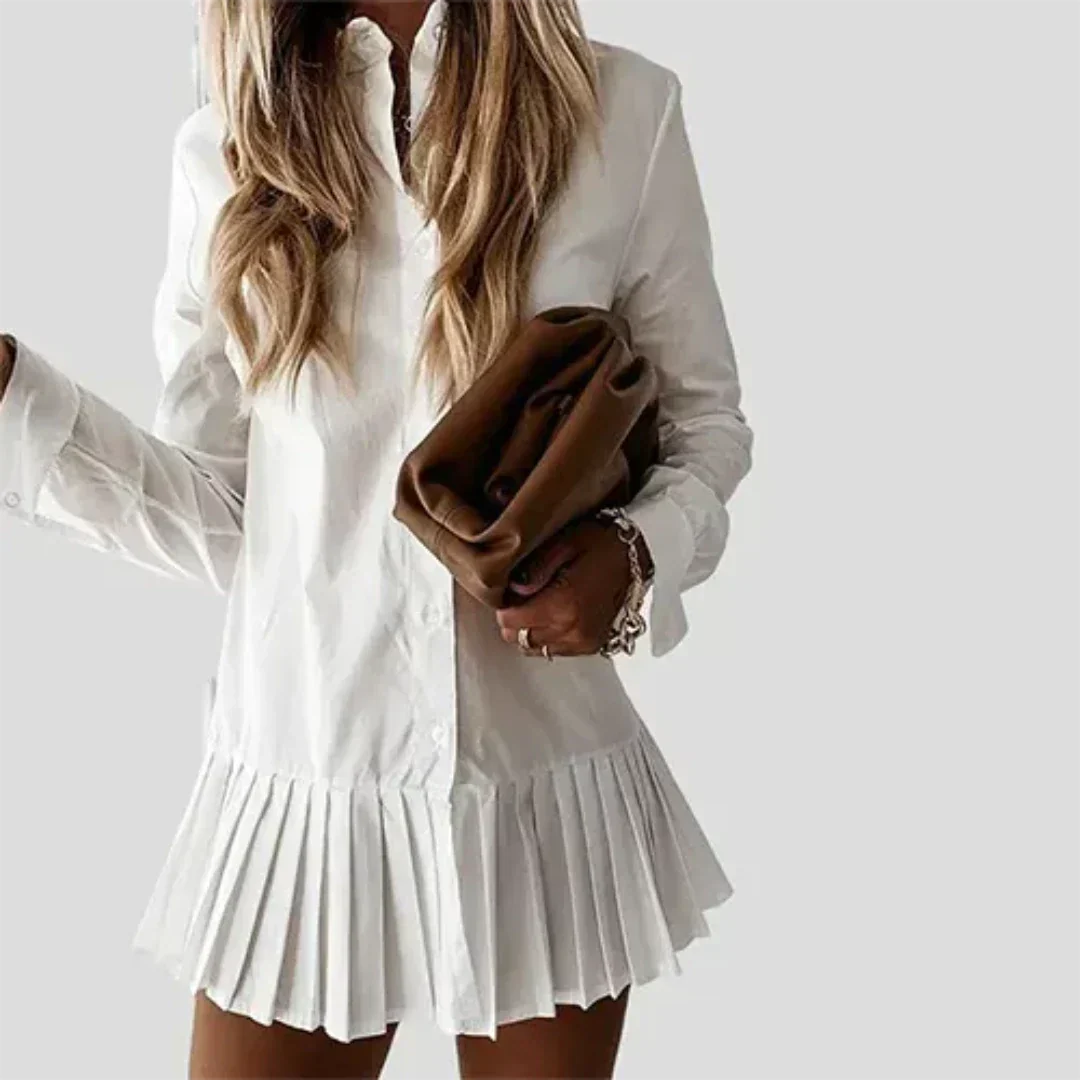 Lilou - Mini Robe Plissée
