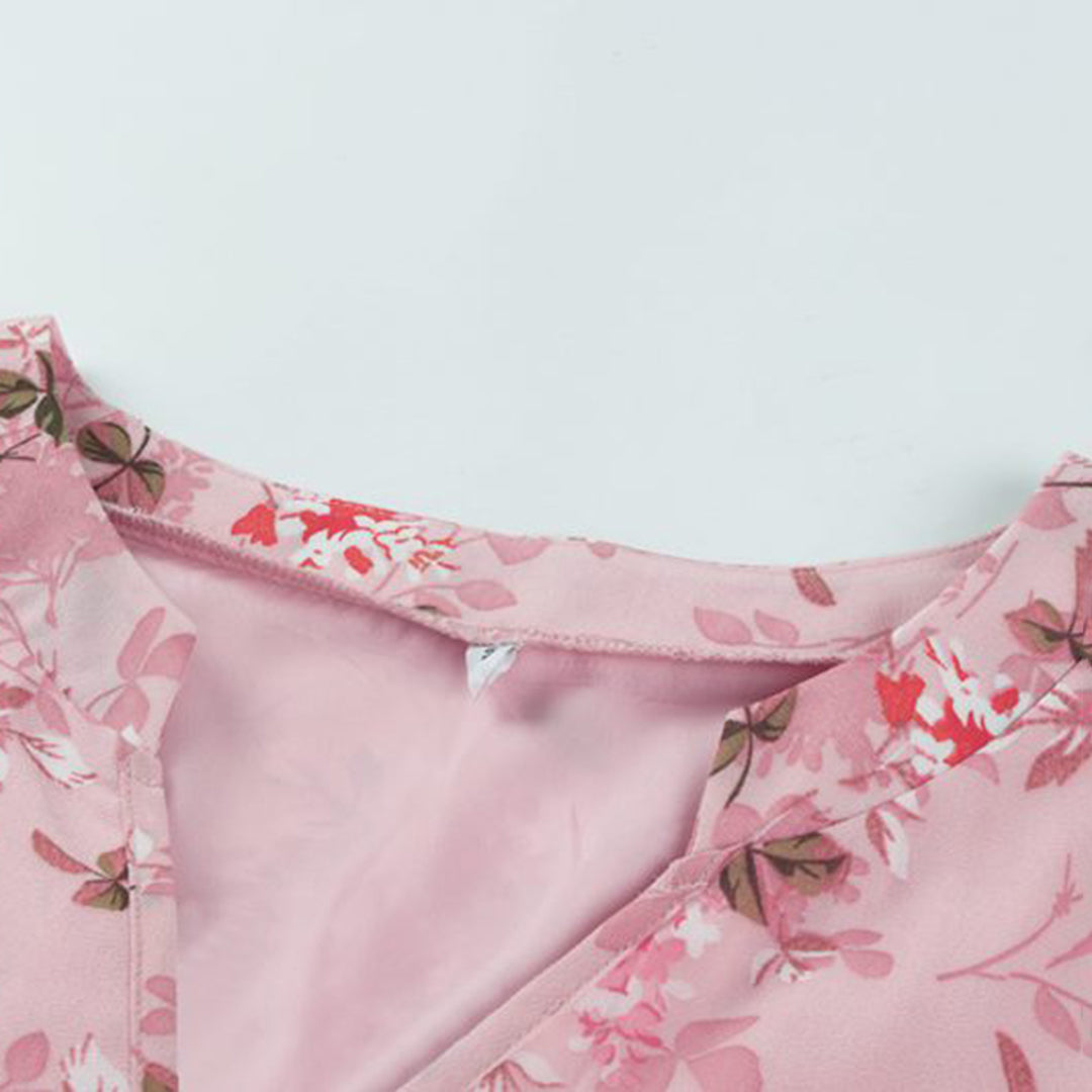 Suzanne - Robe midi à fleurs