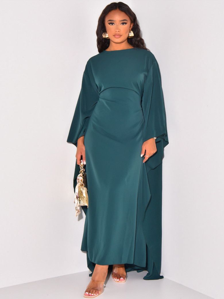 Alice - Robe Élégante À Manches Chauve-Souris