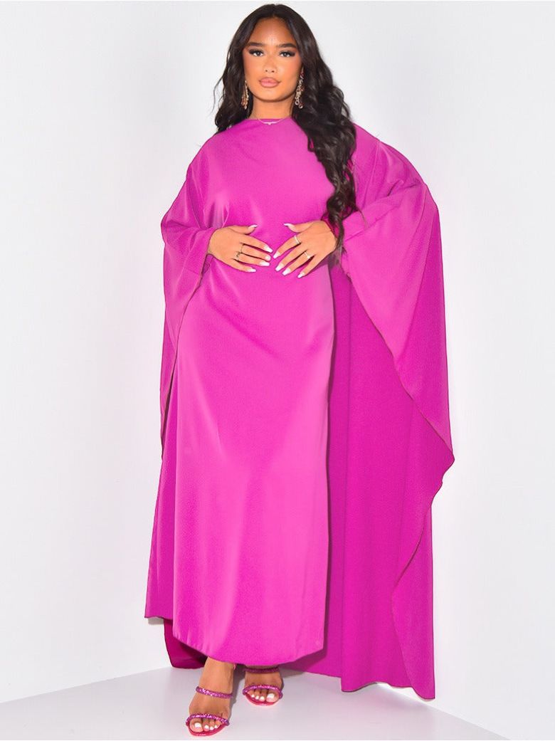 Alice - Robe Élégante À Manches Chauve-Souris