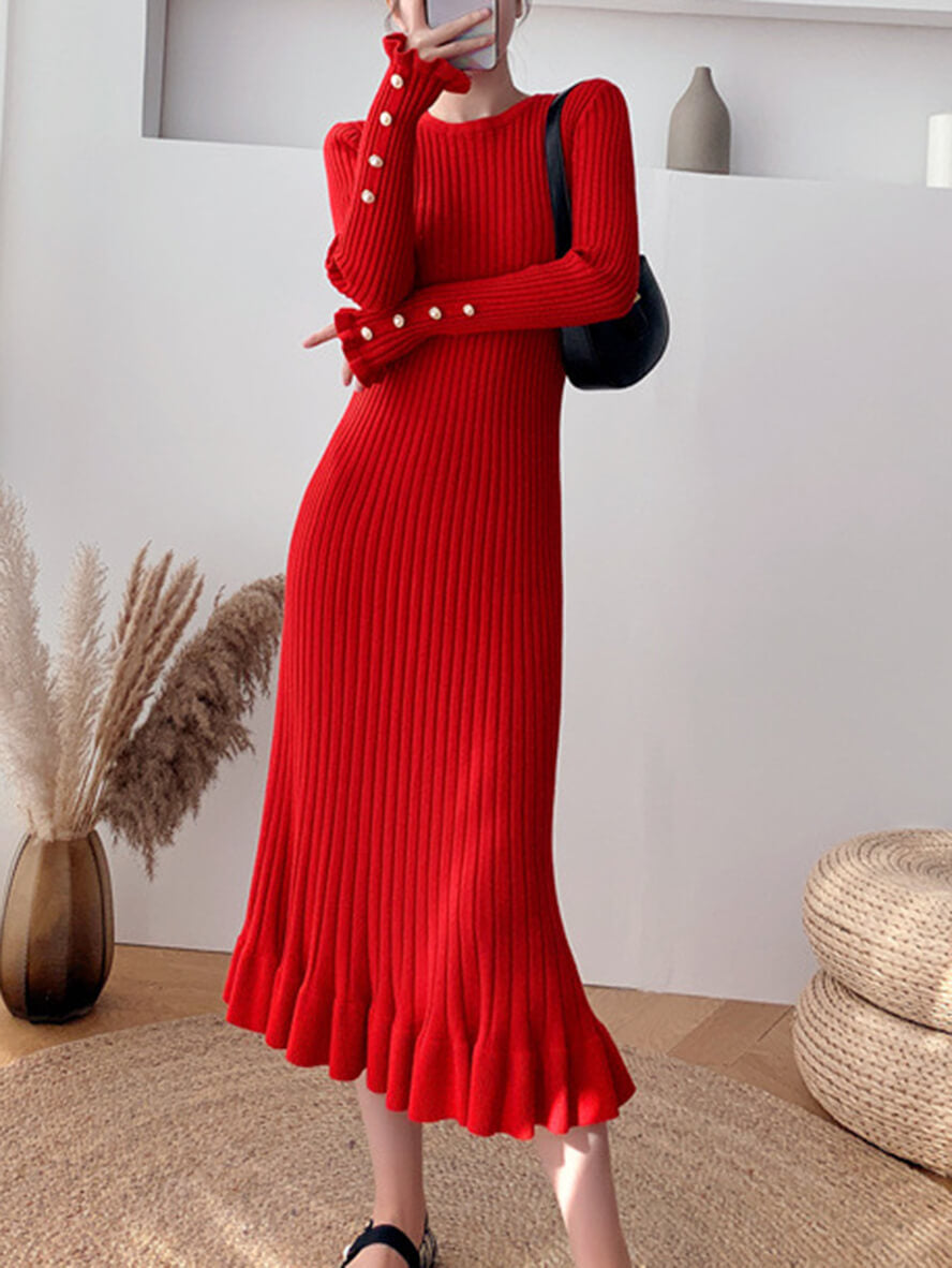 Doryane - Robe Midi Élégante