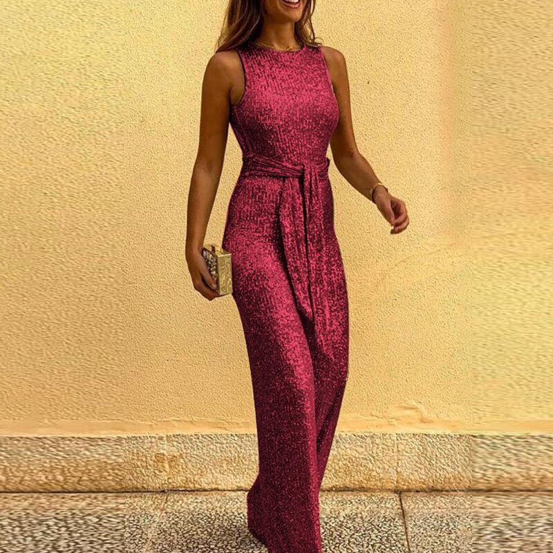 Iselore - Combinaison Avec Sequins Et Allure Chic