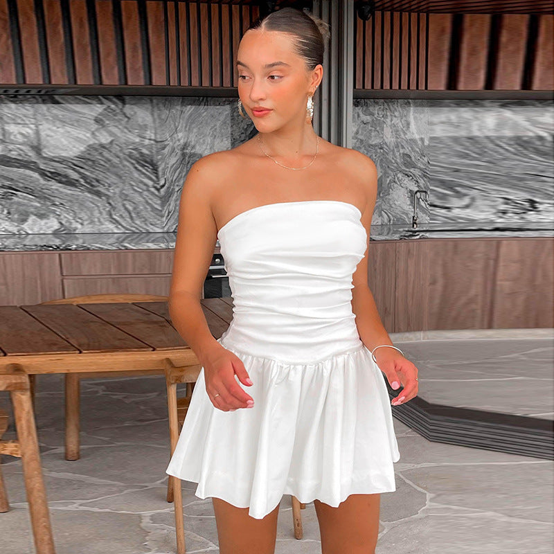 Syviane - Robe Mini Sans Manches