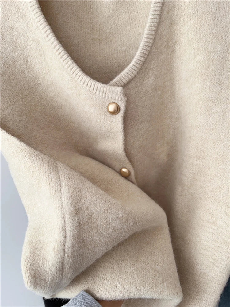 Annika - Gilet Élégant Avec Boutons