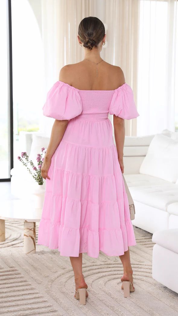 Berthe - Robe D'Été À Épaules Nues