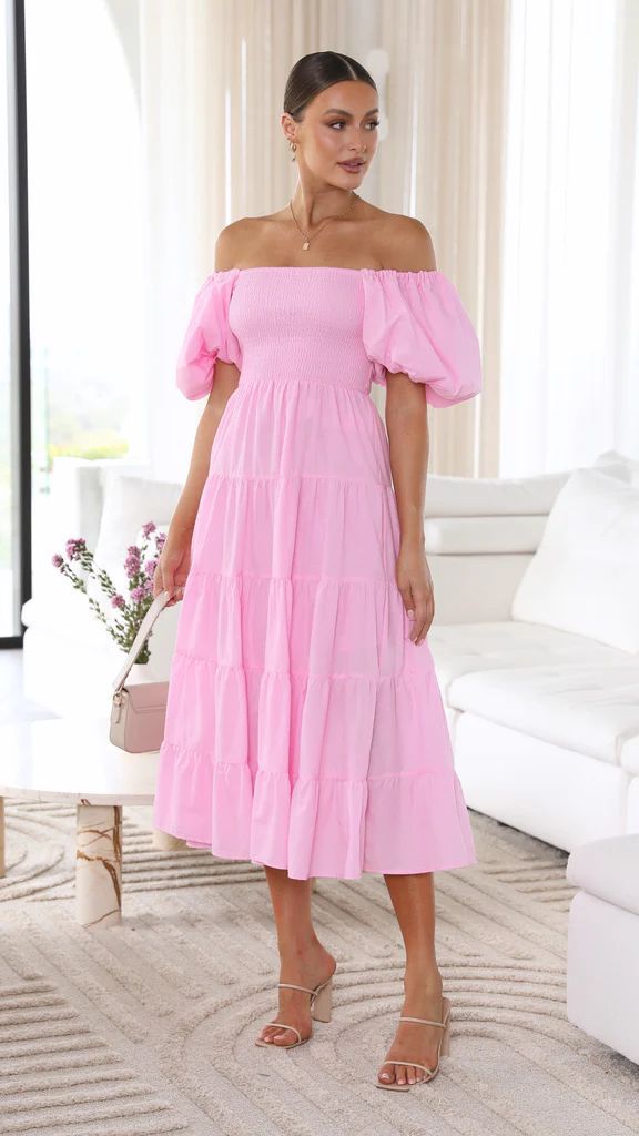 Berthe - Robe D'Été À Épaules Nues