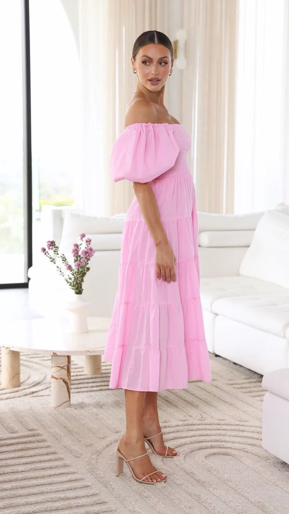 Berthe - Robe D'Été À Épaules Nues