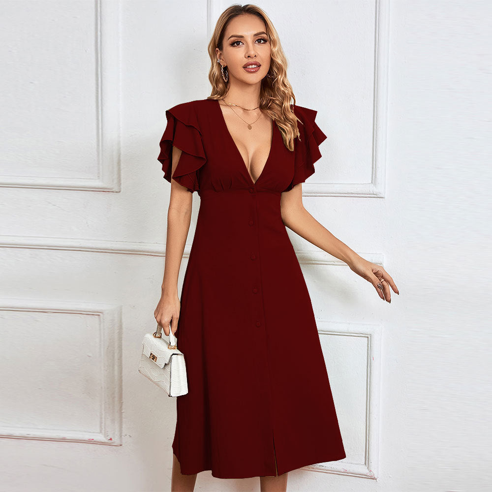 Séraphine - Robe Midi Élégante