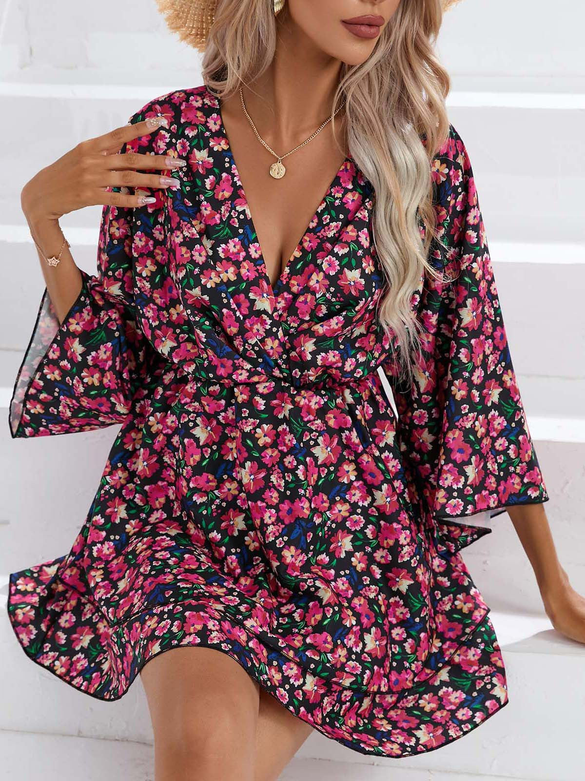 Perrine - Robe Mini Élégante