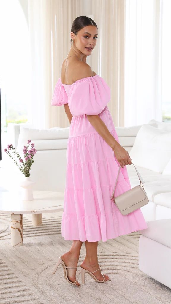 Berthe - Robe D'Été À Épaules Nues