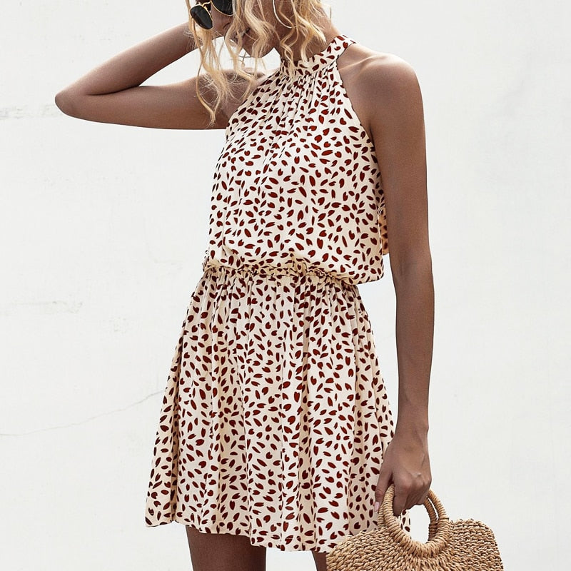 Ségolène - Robe Mini Halter