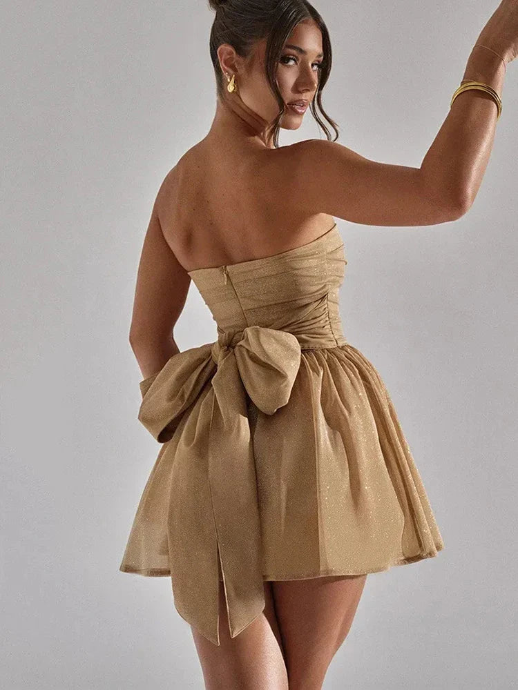 Roxane - Strapless Mini-Jurk Met Pailletten