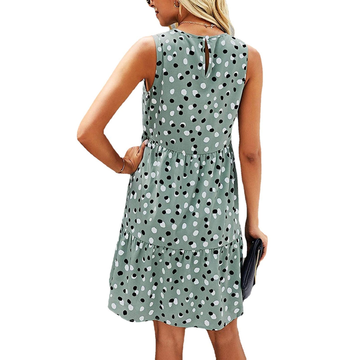 Cléophée - Robe à pois ludique