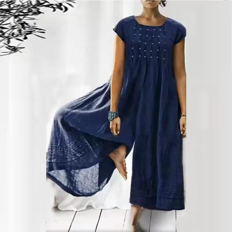 Vicentia - Combinaison Sans Manches Avec Jambes Larges Et Coupe Moderne