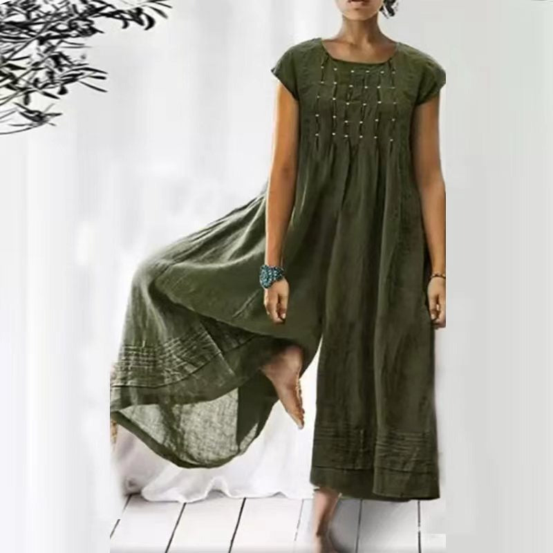 Vicentia - Combinaison Sans Manches Avec Jambes Larges Et Coupe Moderne