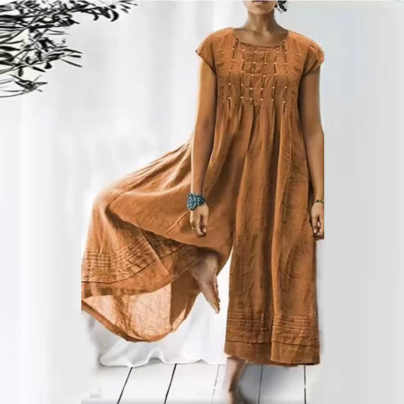 Vicentia - Combinaison Sans Manches Avec Jambes Larges Et Coupe Moderne
