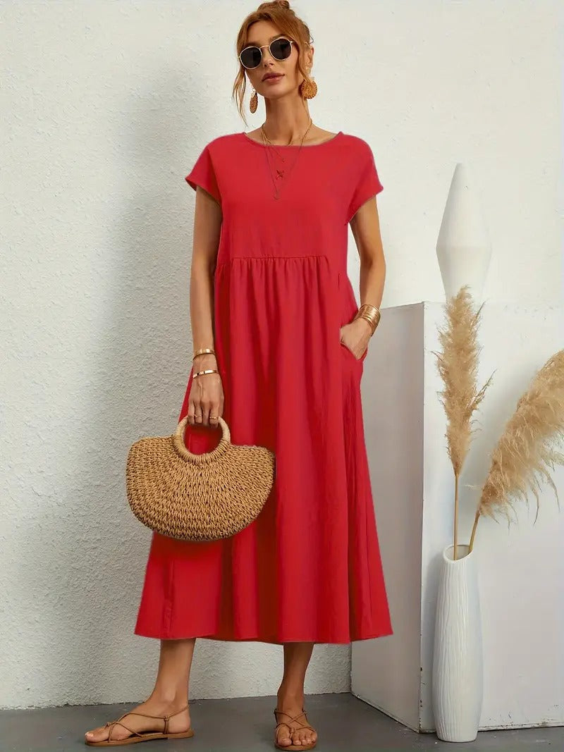 Sylvette - Robe À Pochettes