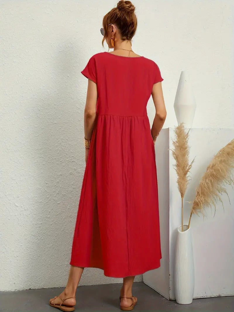Sylvette - Robe À Pochettes