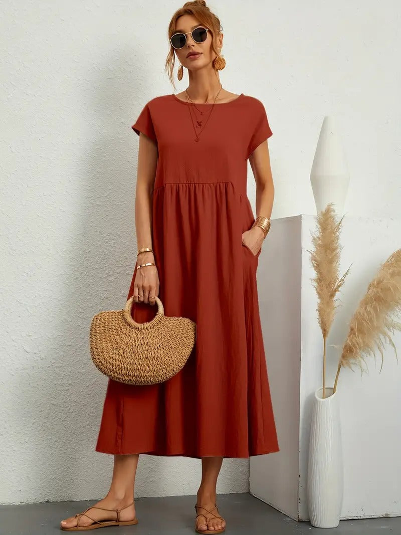 Sylvette - Robe À Pochettes