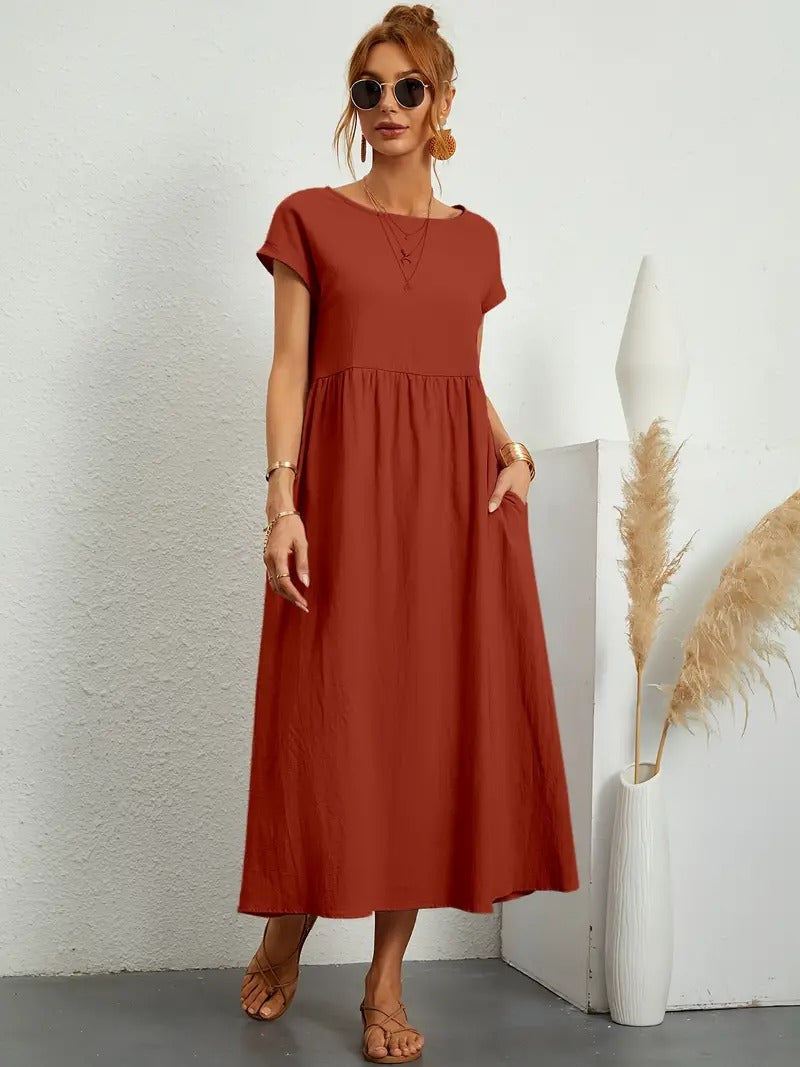 Sylvette - Robe À Pochettes
