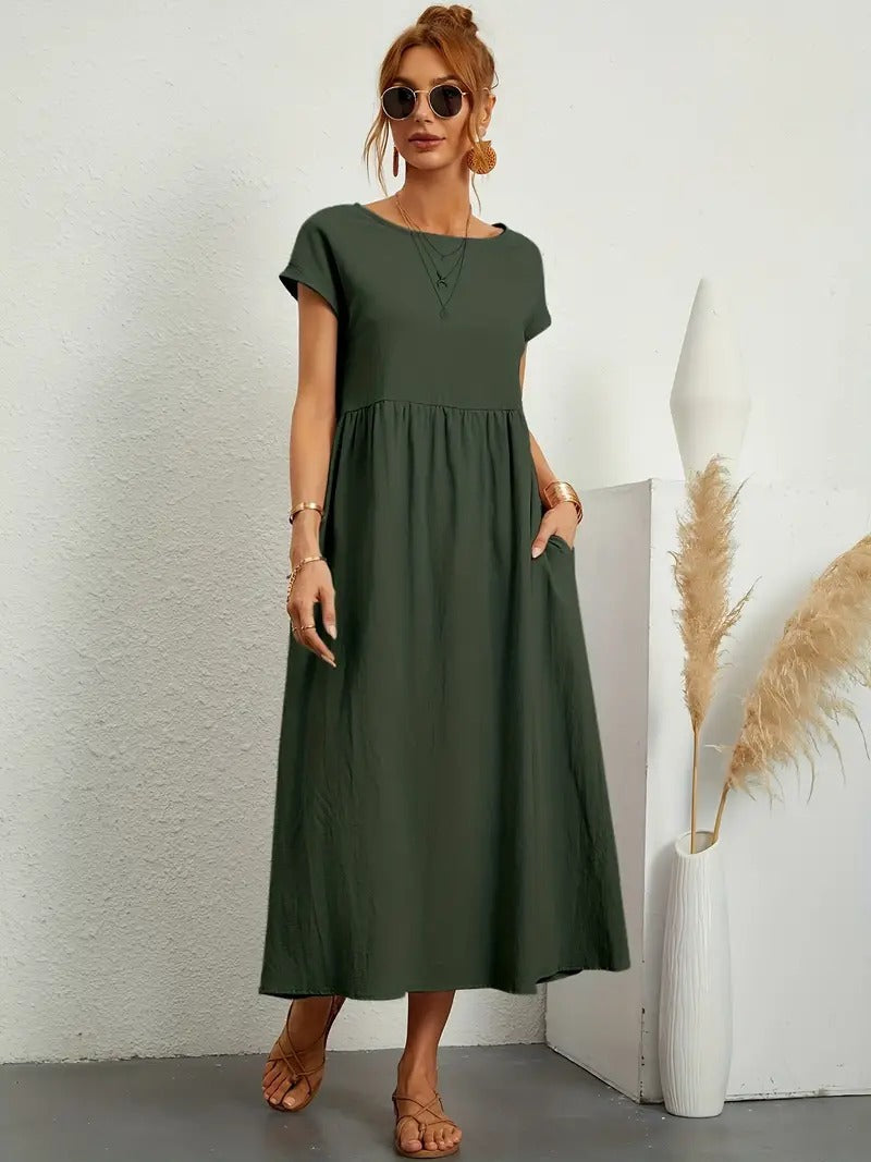 Sylvette - Robe À Pochettes