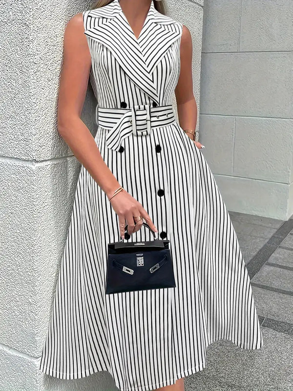 Gaëlle - Robe Trench Rayée