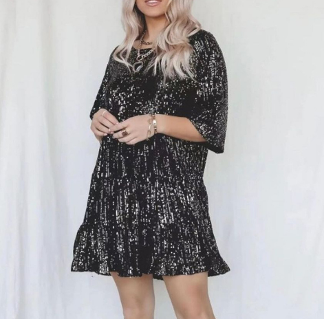 Cécile - Robe Mini Paillettes