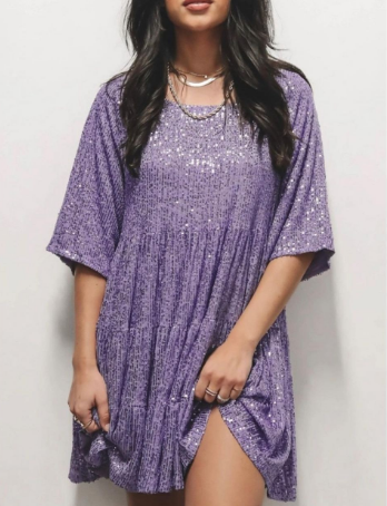 Cécile - Robe Mini Paillettes