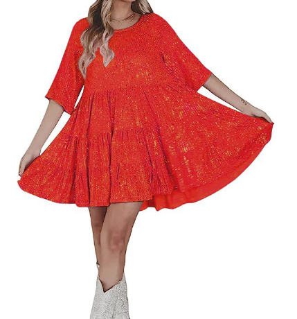 Cécile - Robe Mini Paillettes