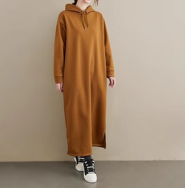 Mirelda - Robe À Capuche Longue