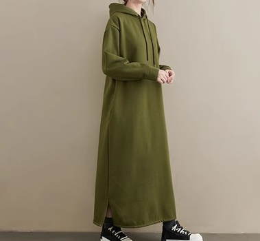 Mirelda - Robe À Capuche Longue