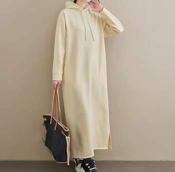 Mirelda - Robe À Capuche Longue