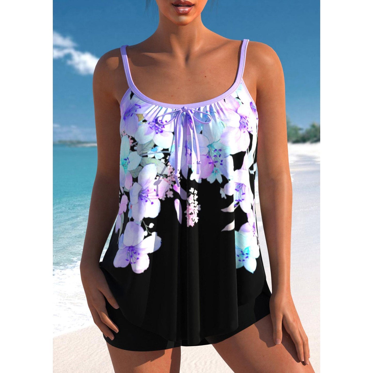 Idalise - Maillot De Bain À Pois Avec Design Classique
