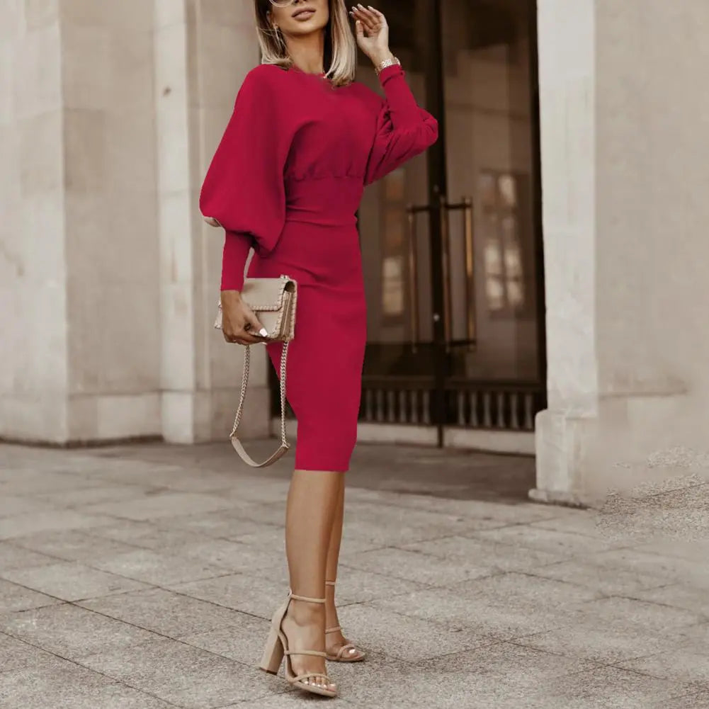 Florie - Robe Midi Élégante