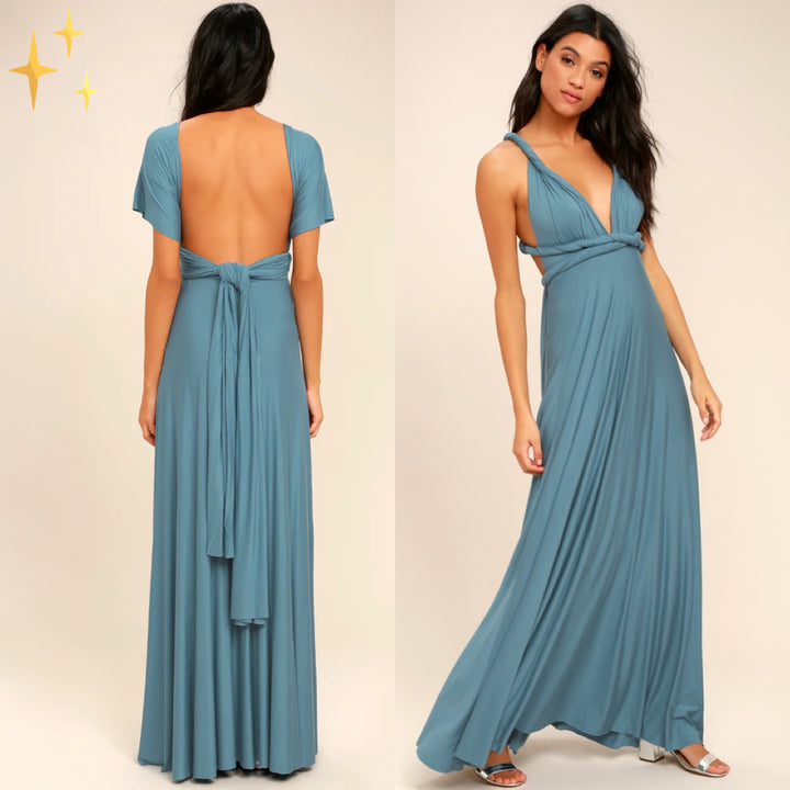 Blanchette - Robe Portefeuille Élégante