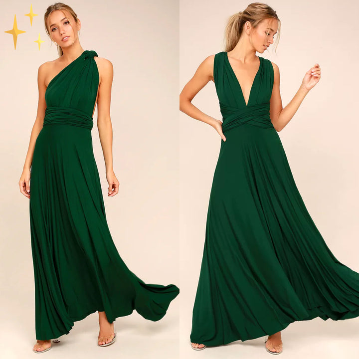 Valentine - Robe Portefeuille À Col En V Et Coupe Élégante