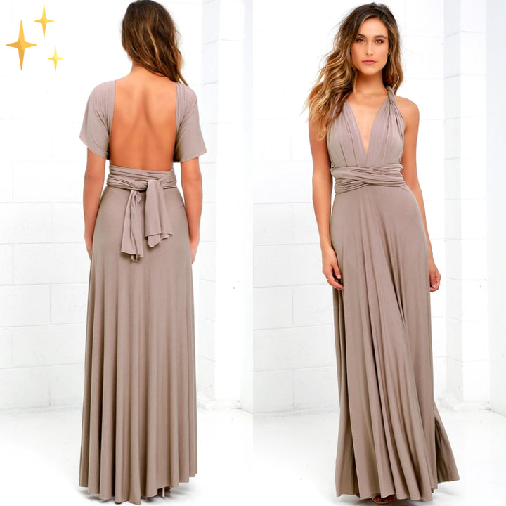 Valentine - Robe Portefeuille À Col En V Et Coupe Élégante
