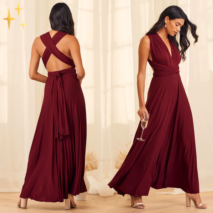 Blanchette - Robe Portefeuille Élégante